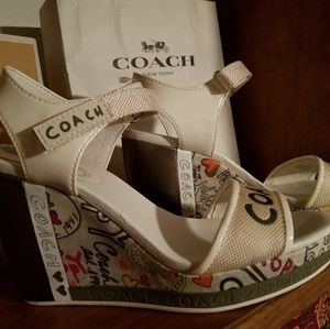 New with tags Coach sandals
